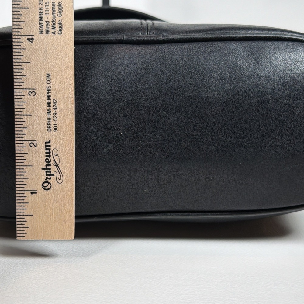 Vintage Coach Whitney Bag 4115 Black Leather Shoulder Bag 1997 USA - Picture 8 of 14